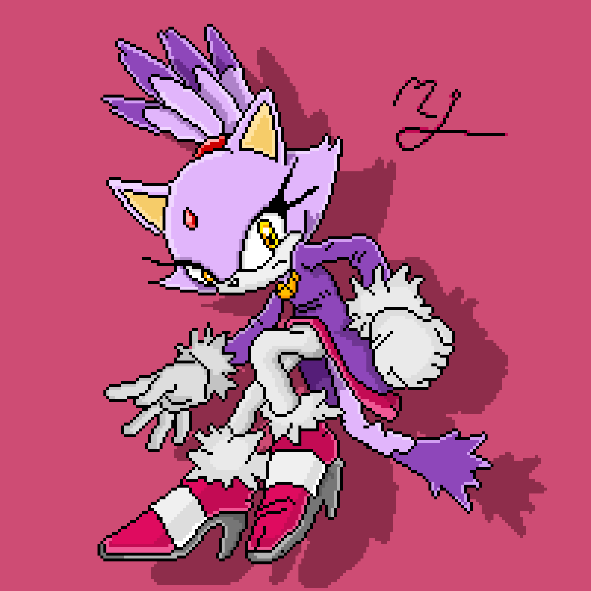 Blaze The Cat from Sonic Rush